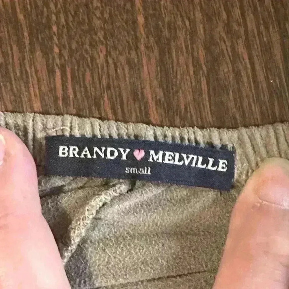 Brandy Melville Made In Italy 15” Skirt. Pull on. Tan. Women’s Size Small. - Picture 4 of 8